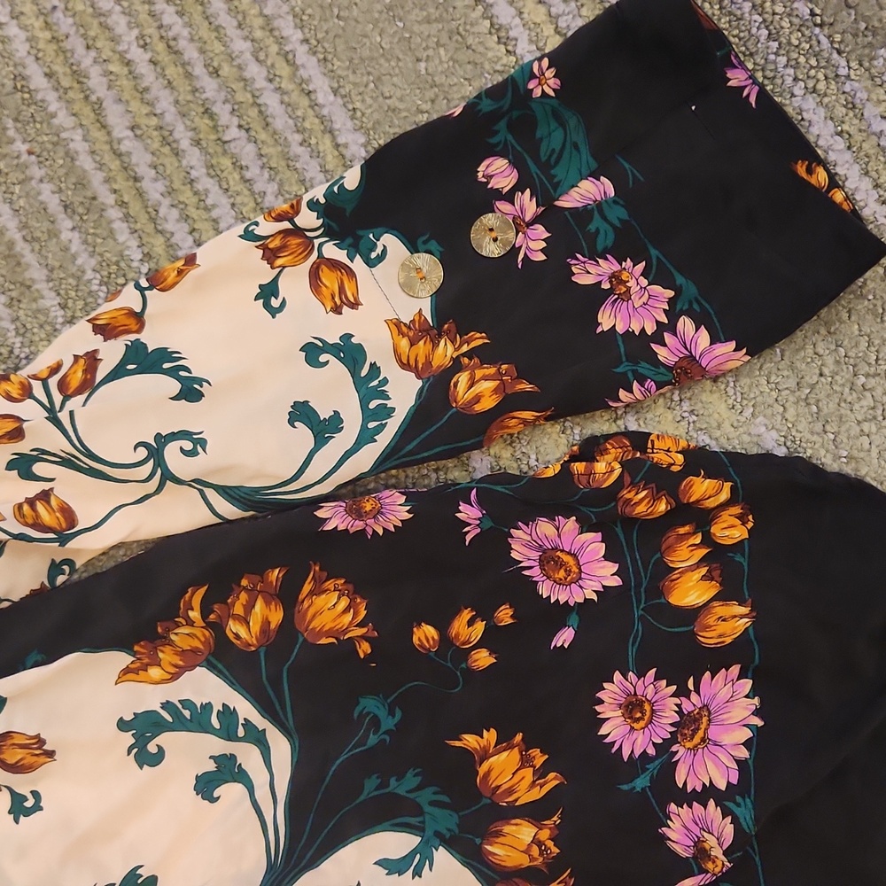 Maeve Silk Floral Top Size 4 - Picture 10 of 15